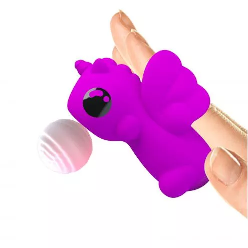 Вібростимулятор PRETTY LOVE MAGIC UNICORN, 10 tapping functions Memory function