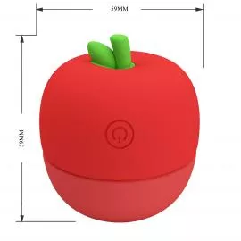 Вибростимулятор PRETTY LOVE APPLE SECRET, 12 licking settings, Silicone ABS - 10