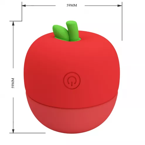 Вібростимулятор PRETTY LOVE APPLE SECRET, 12 licking settings, Silicone ABS