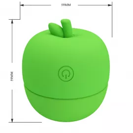 Вибростимулятор PRETTY LOVE APPLE SECRET, 12 licking settings, Silicone ABS - 10