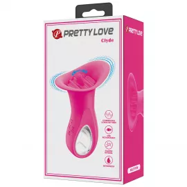 Вибростимулятор PRETTY LOVE Clyde, 12 vibration functions 12 licking settings - 6