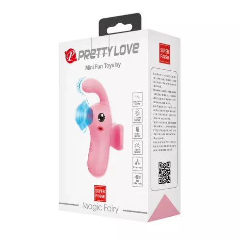 Вібростимулятор PRETTY LOVE MAGIC FAIRY, 10 vibration functions 10 tapping functions Memory function