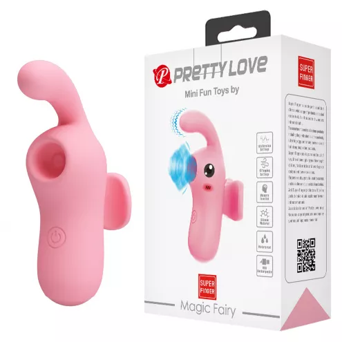 Вібростимулятор PRETTY LOVE MAGIC FAIRY, 10 vibration functions 10 tapping functions Memory function