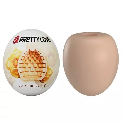 Мастурбатор PRETTY LOVE Pleasure Egg II, ABS / TPR