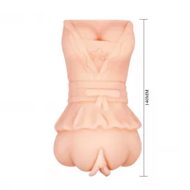 Мастурбатор CRAZY BULL Realistic Vagina Masturbator, Vibration Water lubricant - 4