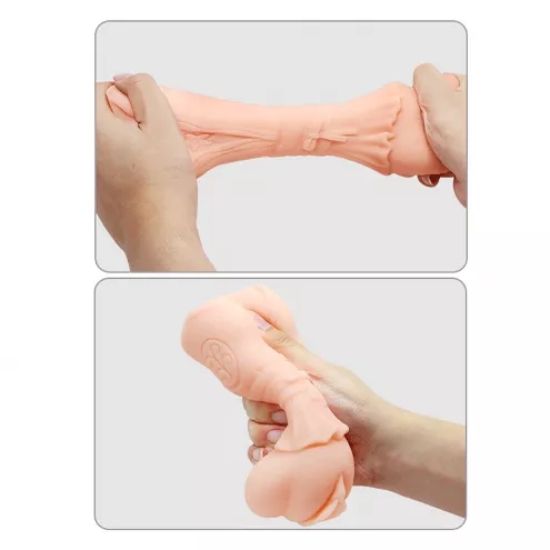 Мастурбатор CRAZY BULL Realistic Vagina Masturbator, Vibration Water lubricant
