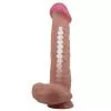 Фаллоимитатор BAILE Sliding Skin 10,2 Flesh Suction base Bendable TPR