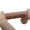 Фаллоимитатор BAILE Sliding Skin 10,2 Suction base Bendable TPR