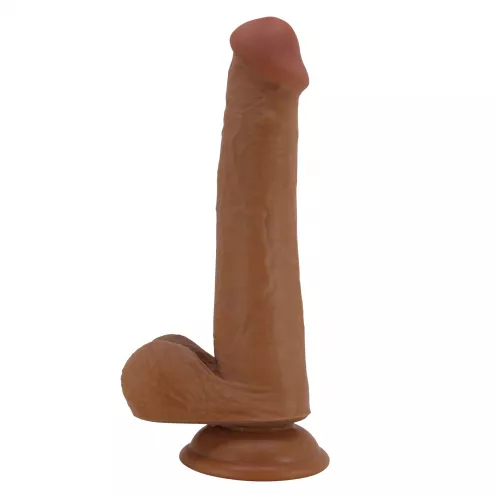 Фаллоимитатор с мошонкой PRETTY LOVE TALLEN 8.7(220mm) Sliding Skin Series TPR, Suction base