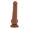 Фаллоимитатор с мошонкой PRETTY LOVE TALLEN 8.7(220mm) Sliding Skin Series TPR, Suction base