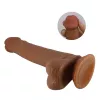 Фаллоимитатор с мошонкой PRETTY LOVE TALLEN 8.7(220mm) Sliding Skin Series TPR, Suction base