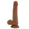 Фаллоимитатор с мошонкой PRETTY LOVE TALLEN 8.7(220mm) Sliding Skin Series TPR, Suction base
