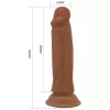 Фалоімітатор PRETTY LOVE QUENTIN 7.2(184mm) Sliding Skin Series TPR, Suction base Bendable