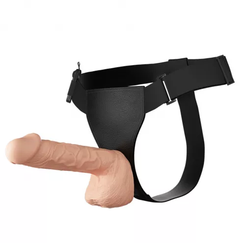Страпон з вібро BAILE-Strap On RealDeal 10.2