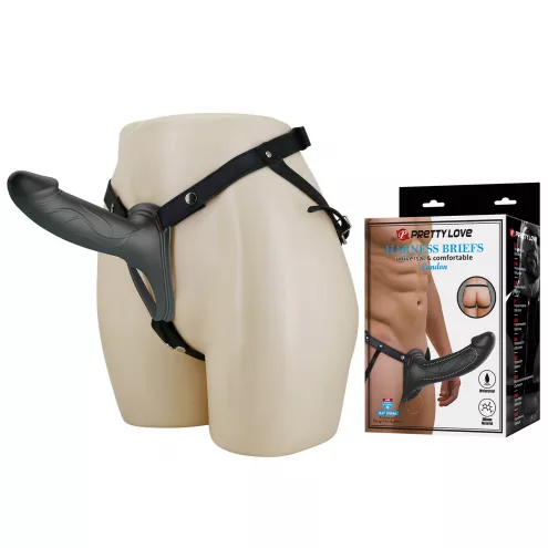 Порожнистий страпон PRETTY LOVE Landon Hollow Strap-On Harness Dildo