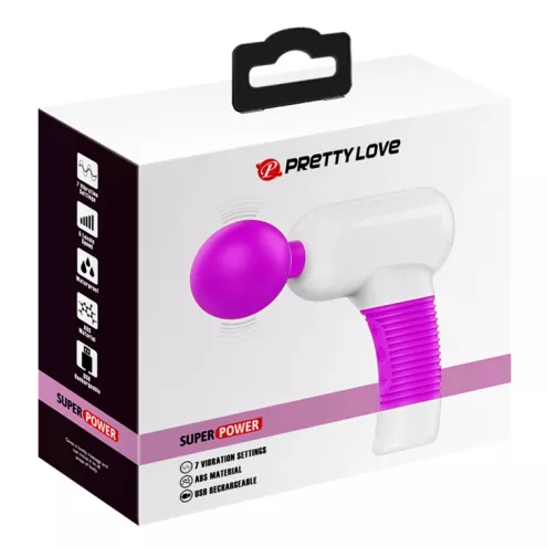 Вібромасажер PRETTY LOVE MAGIC GUN 7 vibration functions 5 рівнів швидкості контролю