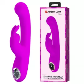 Вибратор PRETTY LOVE Lamar Purple, 10 vibration functions 9 speed levels - 1