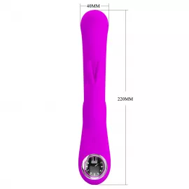 Вибратор PRETTY LOVE Lamar Purple, 10 vibration functions 9 speed levels - 2