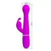 Вибратор PRETTY LOVE Dejon Twinkled Tenderness Purple, 7 vibration functions 4 thrusting settings 4