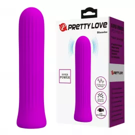 Вібратор PRETTY LOVE Blanche Purple, 12 vibration functions Memory function - 1