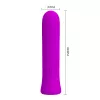 Вібратор PRETTY LOVE Blanche Purple, 12 vibration functions Memory function
