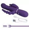 Вибратор PRETTY LOVE Cammy Dark Purple, Twinkled Tenderness