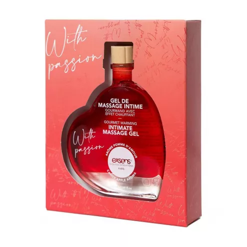 Масажний гель EXSENS With Passion Candy Apple 50 мл розігріваючий