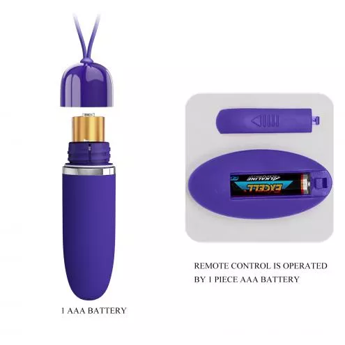 Вибропуля с пультом управления PRETTY LOVE darlene - Youth, 12 vibration functions Wireless remote co