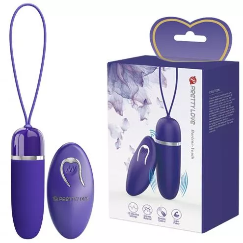 Вибропуля с пультом управления PRETTY LOVE darlene - Youth, 12 vibration functions Wireless remote co