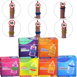 Презерватив Recare Monster Greenie Wink с шипами и усиками —  наслождение для двоих, 1 шт - 2