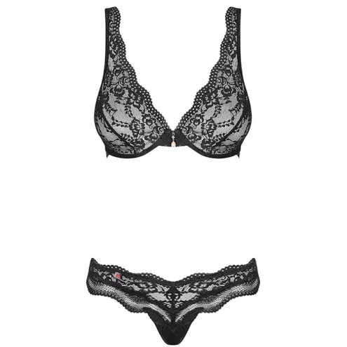 Комплект черного белья Luvae-set-ч-L/XL