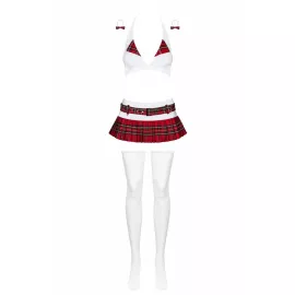Комплект Obsessive Schooly, біло-червоний, L/XL - 4