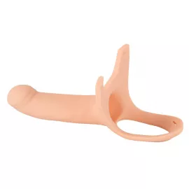 Чоловічий страпон - Strap-On Silicone Sleeve Large - 4