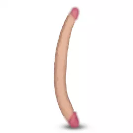 Двосторонній фалоімітатор King Size Realistic Ladykiller Tapered Double Penetration 14  - 2