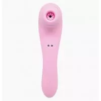 Вибратор и вакуумный клиторальный стимулятор 2в1, Alive Midnight Quiver Pink 