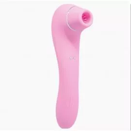 Вибратор и вакуумный клиторальный стимулятор 2в1, Alive Midnight Quiver Pink  - 3