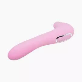Вибратор и вакуумный клиторальный стимулятор 2в1, Alive Midnight Quiver Pink  - 2