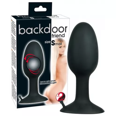 Маленька анальна пробка з кулькою Backdoor Friend S