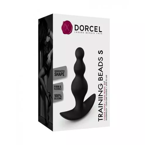 Анальний силіконовий ланцюжок Dorcel TRAINING BEADS, S