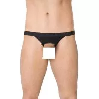 Мужские стринги - Mens Thong 4532, black, OneSize