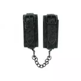Шикарные наручники с цепью Midnight Lace Cuffs - 1