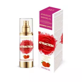 Разогревающее массажное масло с феромонами MAI PHEROMON MASSAGE OIL - STRAWBERRY (75 мл) - 1