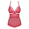 Боді Obsessive 838-TED-3 Червоний L/XL