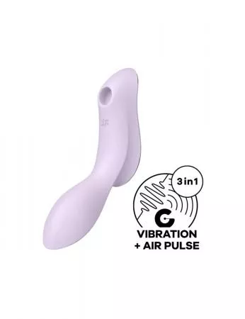 Вакуумний стимулятор Satisfyer Curvy Trinity 2 Violet 