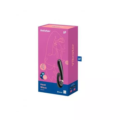 Смарт вибратор с подогревом Satisfyer Heat Wave Black