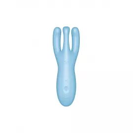 Кліторальний смарт-вібратор Satisfyer Threesome 4 Blue - 4