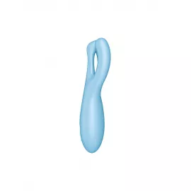 Кліторальний смарт-вібратор Satisfyer Threesome 4 Blue - 3