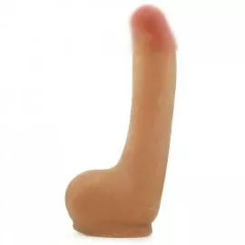 Фаллоимитатор из киберкожи CyberSkin CyberCock with Balls - 3