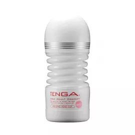 Мастурбатор с интенсивной стимуляцией головки Tenga Rolling Head Cup GENTLE  - 1