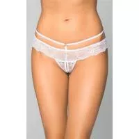 Женские стринги - Tongs 2475 - white, S/M